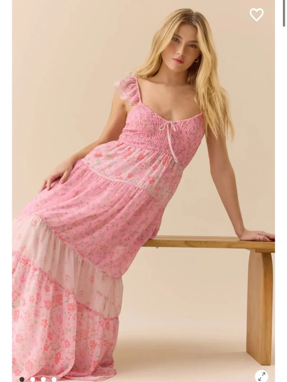 NWT Altar'd State Sidney Floral Maxi Dress - Picture 2 of 4